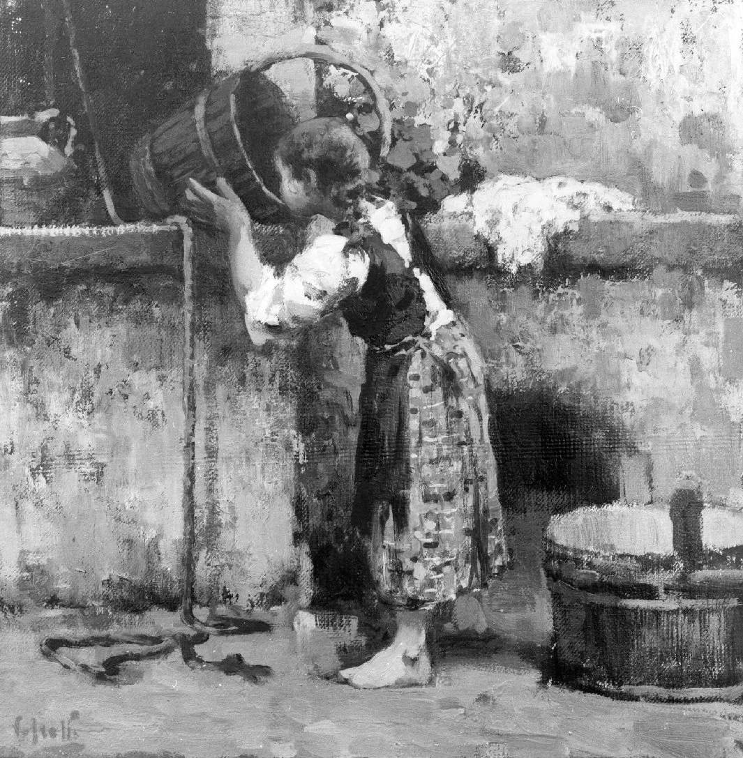 Bimba al pozzo - Galleria d'Arte Moderna Achille Forti, Verona